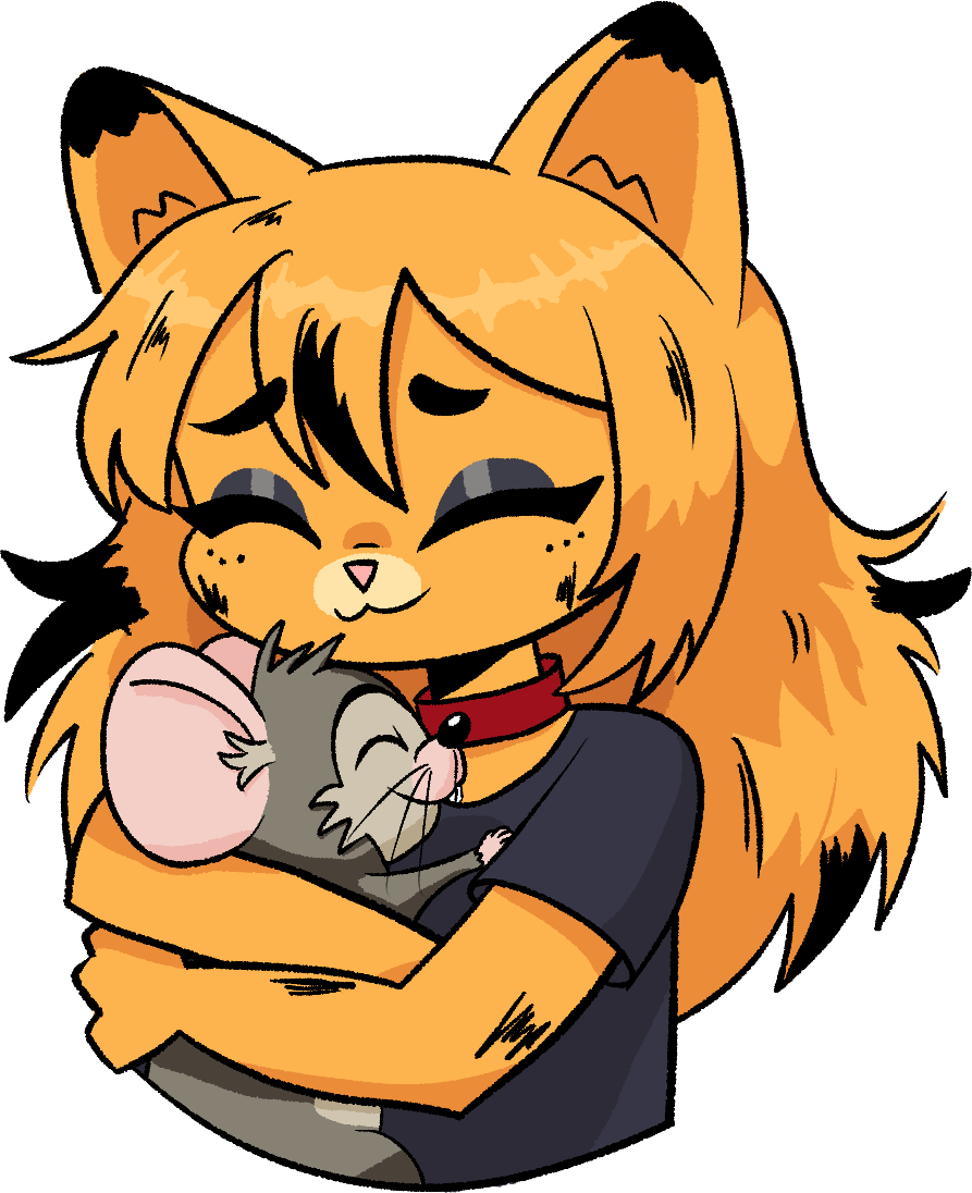 Hugging Mewes, another CC0 mascot